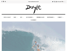 Tablet Screenshot of doylesurfboards.com